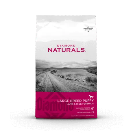 DIAMOND NATURALS CACHORRO RAZA GRANDE CORDERO Y ARROZ