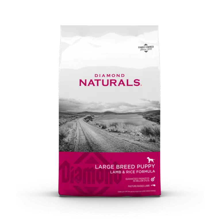 DIAMOND NATURALS CACHORRO RAZA GRANDE CORDERO Y ARROZ