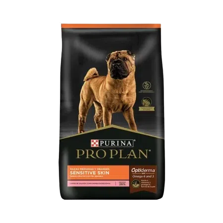 PRO PLAN ADULTO RAZA MEDIANA Y GRANDE PIEL SENSIBLE