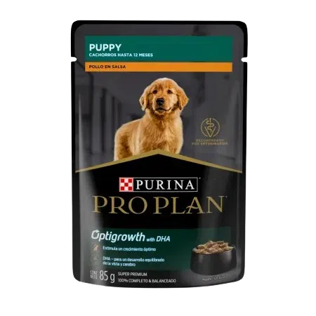 PRO PLAN CACHORRO POLLO EN SALSA