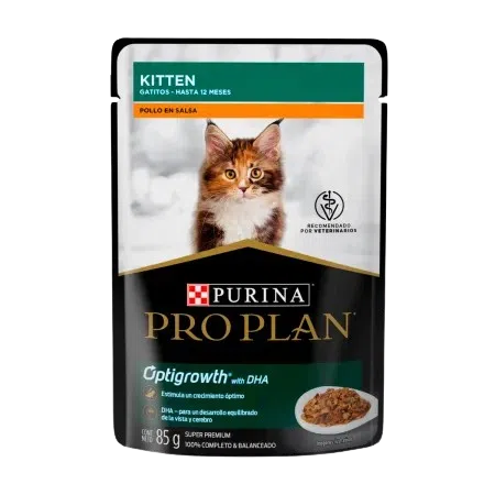 PRO PLAN GATITOS POLLO EN SALSA 85 g