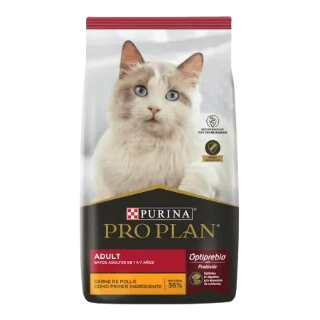 PRO PLAN GATO ADULTO OPTIPREBIO POLLO Y ARROZ
