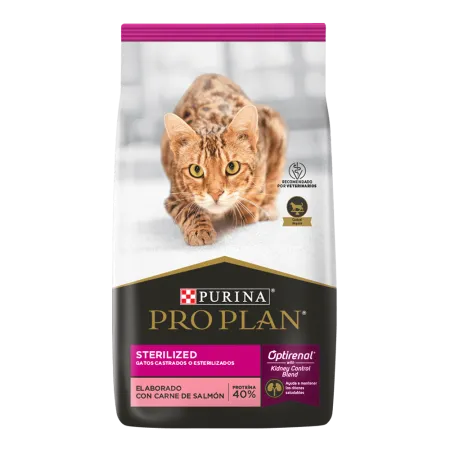 PRO PLAN GATO ESTERILIZADO OPTIRENAL SALMON
