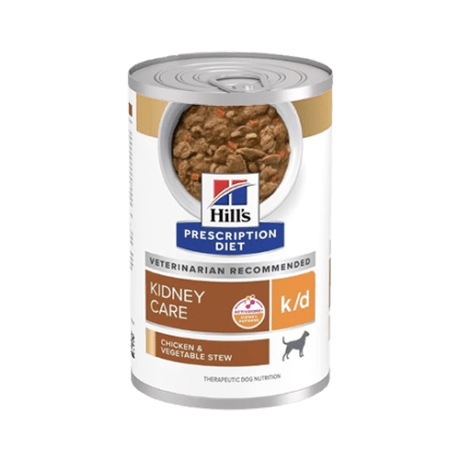HILLS PD k/d CANINE CHICKEN & VG STEW LATA 12.5 OZ