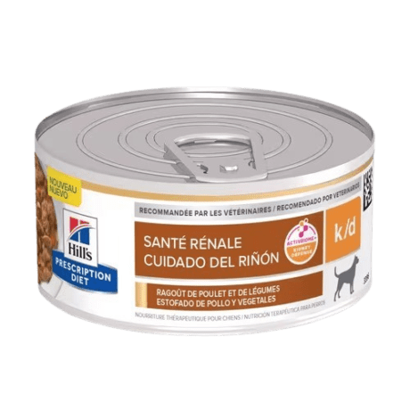 HILLS PD k/d CANINE CHICKEN & VG STEW LATA 5.5 OZ