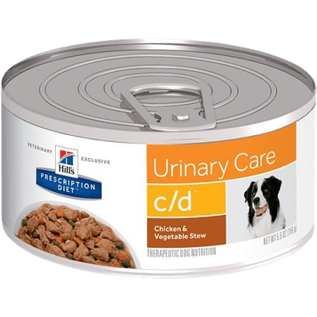 HILLS c/d MULT CANINE CHICKEN & VEGETABLE STEW LATA 5.5 OZ