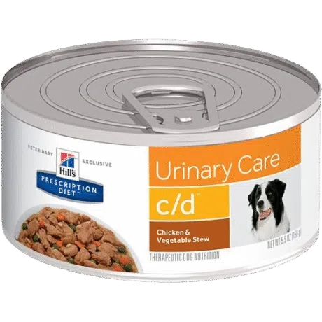HILLS c/d MULT CANINE CHICKEN & VEGETABLE STEW LATA 5.5 OZ