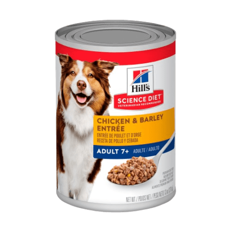 HILLS LATA SENIOR 7+ CHICKEN & BARLEY 13 OZ