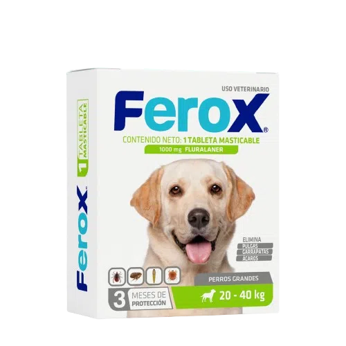 FEROX TABLETA MASTICABLE (20-40 kg) (2)