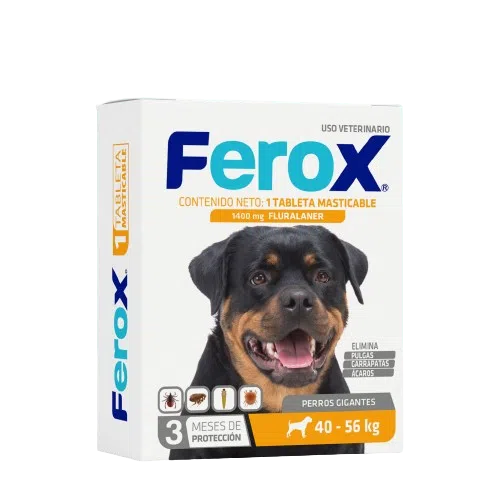 FEROX TABLETA MASTICABLE (40-56 kg)