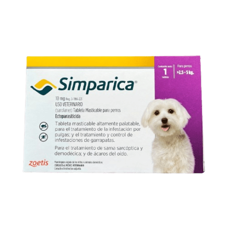 SIMPARICA 10mg (2.5-5kg)