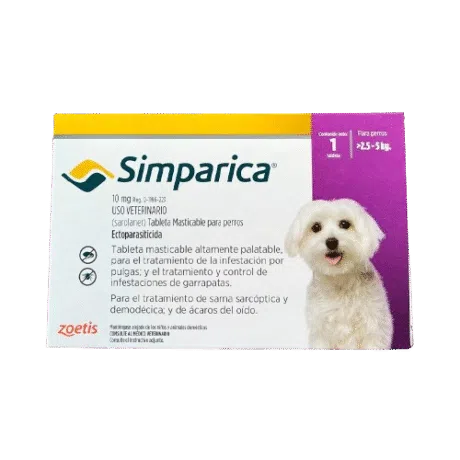 SIMPARICA 10mg (2.5-5kg)