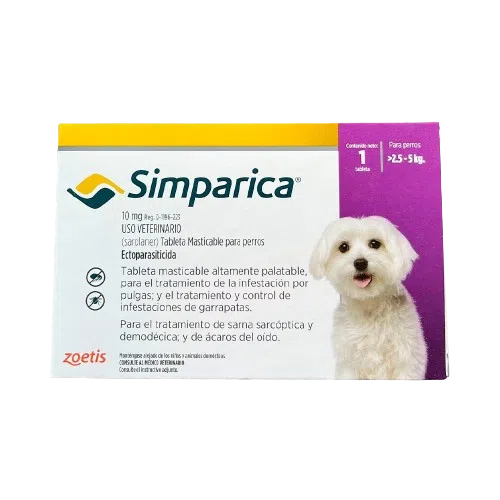 SIMPARICA 10mg (2.5-5kg)