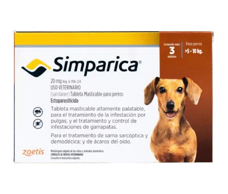 SIMPARICA 20mg (5-10kg)