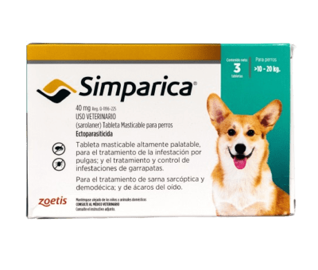 SIMPARICA 40mg (10-20kg)