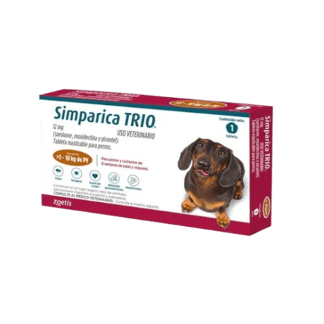 SIMPARICA TRIO 12mg (5 - 10 kg)