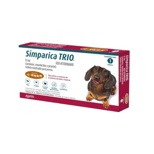 SIMPARICA TRIO 12 mg (5 - 10 kg)