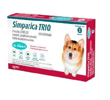 SIMPARICA TRIO 24mg (10 - 20 kg)