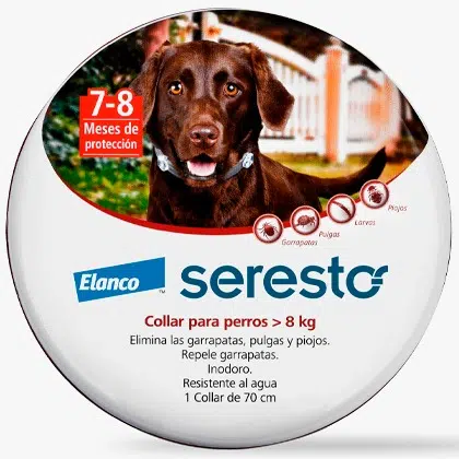 COLLAR SERESTO PARA PERROS GRANDES Y MEDIANOS ARRIBA DE 8KG