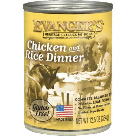 EVANGERS CHICKEN & RICE DINNER 12.5oz