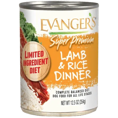 EVANGERS LAMB & RICE DINNER 12.5oz
