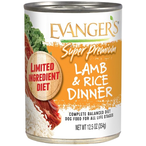 EVANGERS LAMB & RICE DINNER 12.5oz (2)