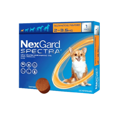 NEXGARD SPECTRA PERRO XS (2-3.5 kg)