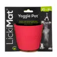 LickiMat Yoggie Pot Rosa - Comedero Antivoracidad para Perros