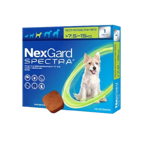 NEXGARD SPECTRA PERRO MEDIANO (7.5-15 kg )