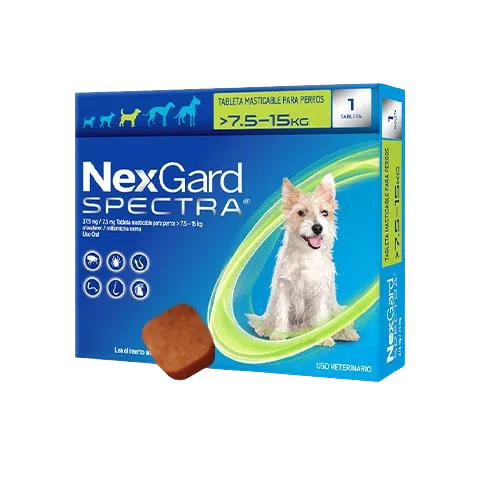 NEXGARD SPECTRA PERRO MEDIANO (7.5-15 kg )