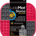 LickiMat Slomo Rojo - Comedero Antivoracidad para Perros