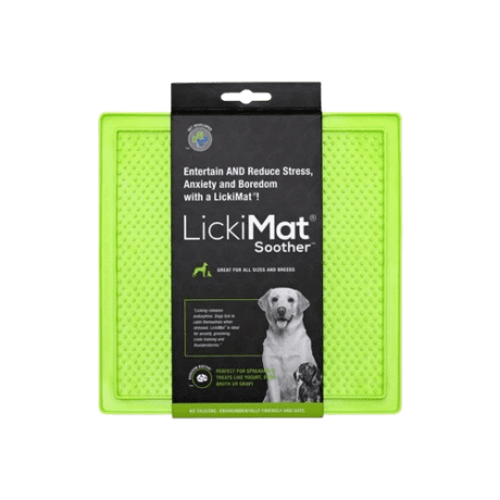 LickiMat Soother verde para perros