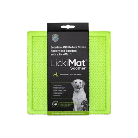LickiMat Soother verde para perros