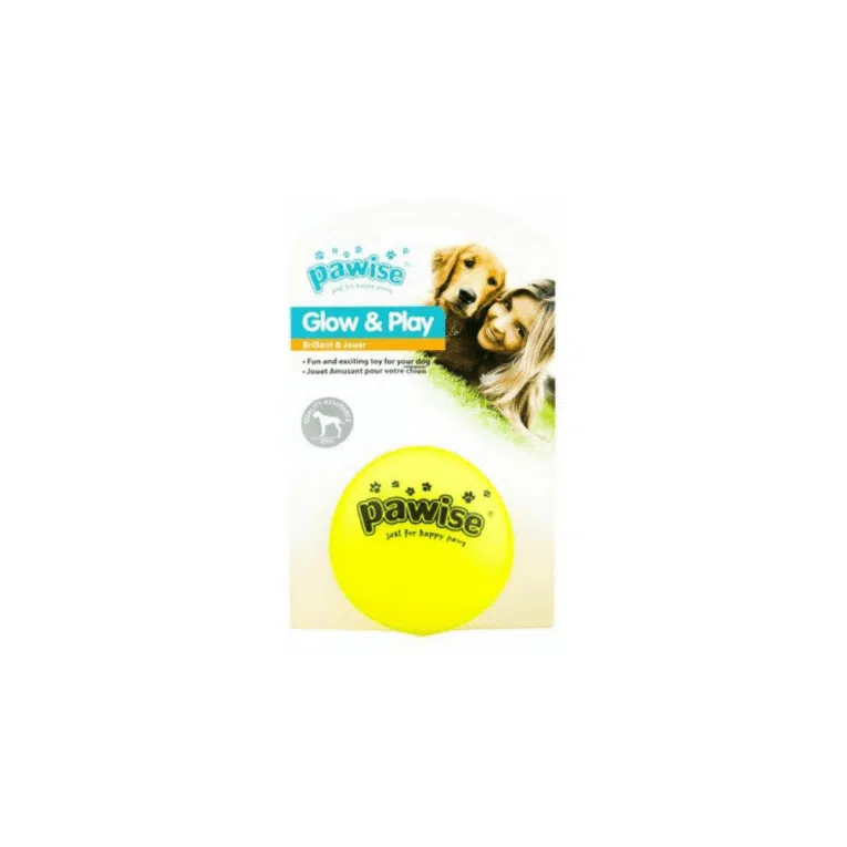 PAWISE PELOTA FLOURESCENTE S