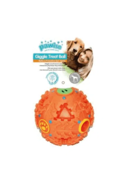 PAWISE PELOTA GIGGLE PARA PREMIOS COLOR NARANJA