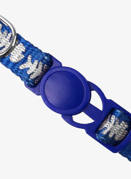 Pawise Collar Ajustable con Diseño de Peces 2