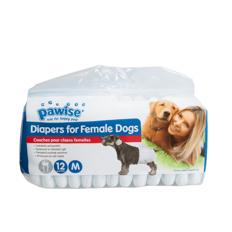 PAWISE PAÑAL FEMENINO DESECHABLE M