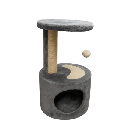 FERPLAST RASCADOR PEQUEÑO GRIS CIRCULAR