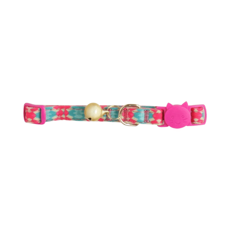 PAWISE COLLAR RAYADO ROSA