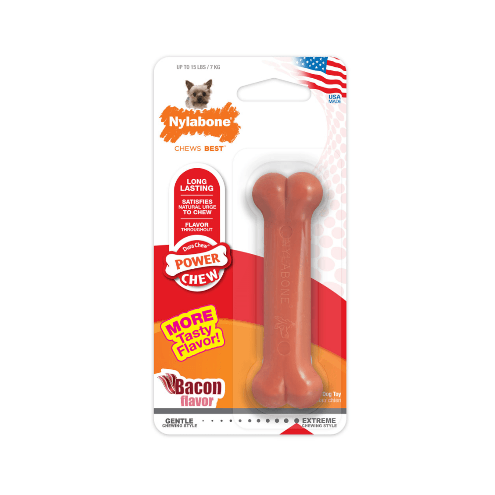 JUGUETE NILABONE HUESO DENTAL BACON FLAVOR XS