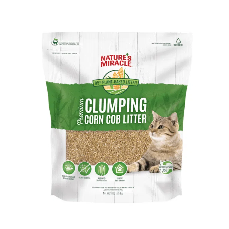 NATURES MIRACLE ARENA DE MAZORCA DE MAIZ 10lb