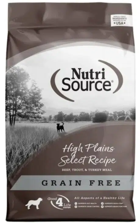 NUTRI SOURCE PERRO LIBRE DE GRANO RES, TRUCHA Y PAVO