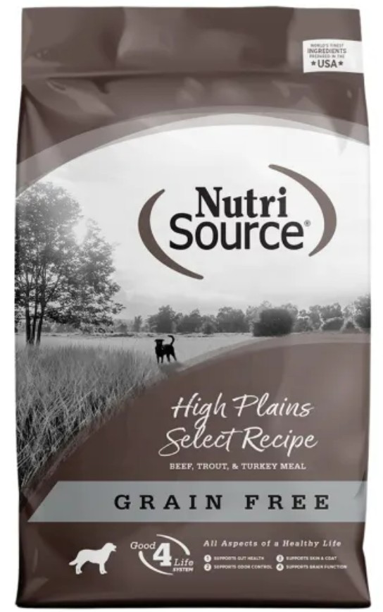 NUTRI SOURCE PERRO LIBRE DE GRANOS POLLO 4 LB