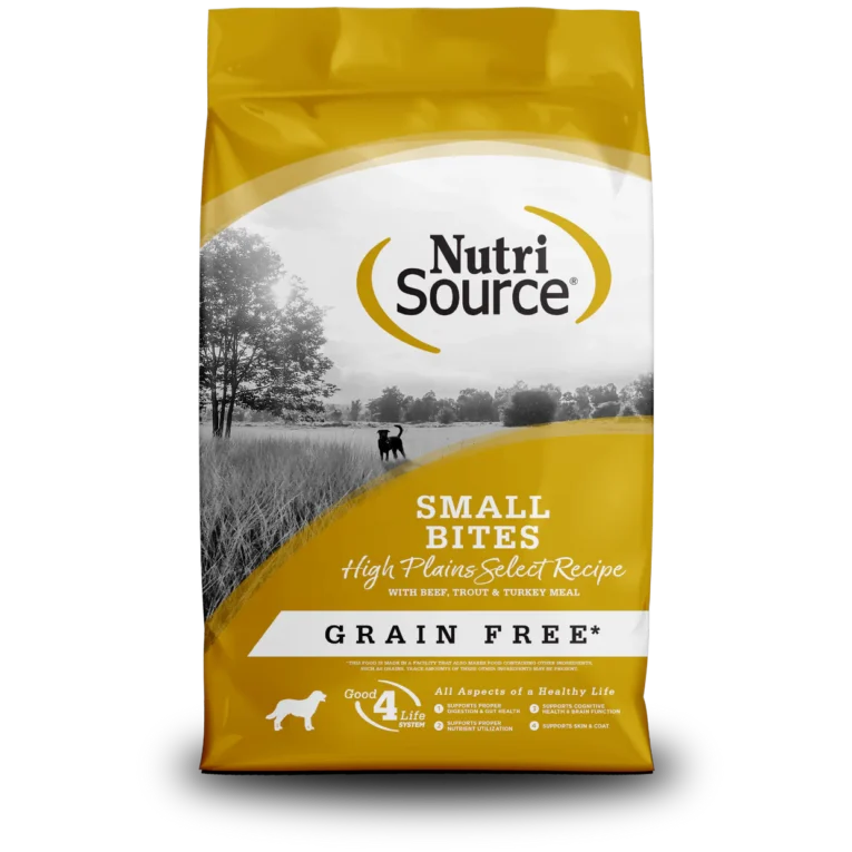 NUTRISOURCE PERRO LIBRE DE GRANO RAZA PEQUEÑA RES, TRUCHA Y PAVO