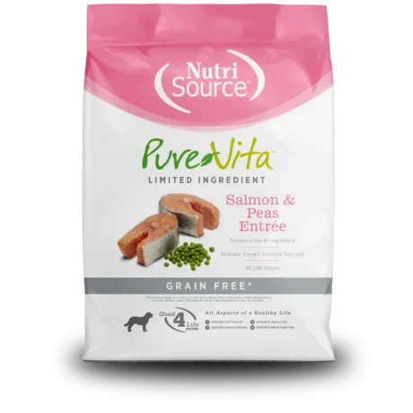 NUTRISOURCE PURE VITA PERRO LIBRE DE GRANO SALMON