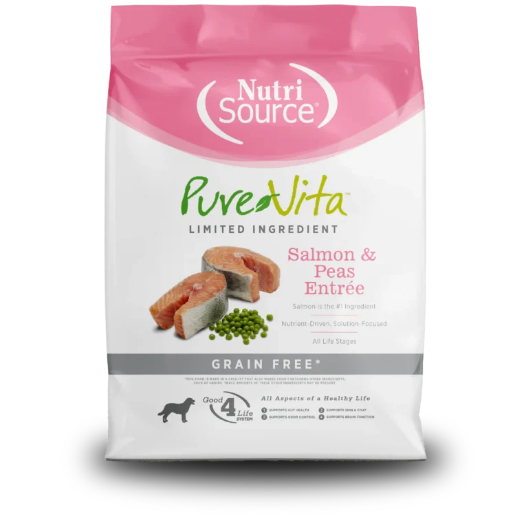 NUTRISOURCE PURE VITA PERRO LIBRE DE GRANO SALMON