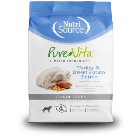 NUTRI SOURCE PUREVITA PERRO LIBRE DE GRANOS PAVO