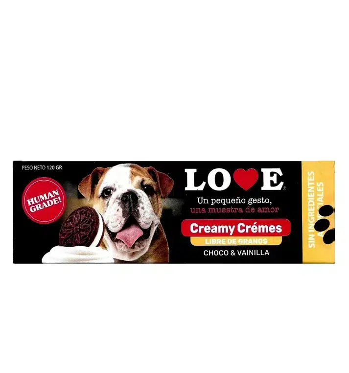 GALLETA LOVE CHOCO Y VANILLA 120 GR