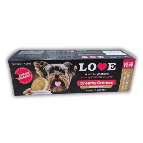 GALLETA LOVE GRAIN FREE PEANUT BUTTER 12OGR