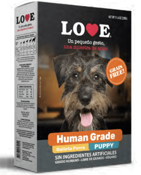 GALLETA LOVE GRAIN FREE PUPPY 330GR